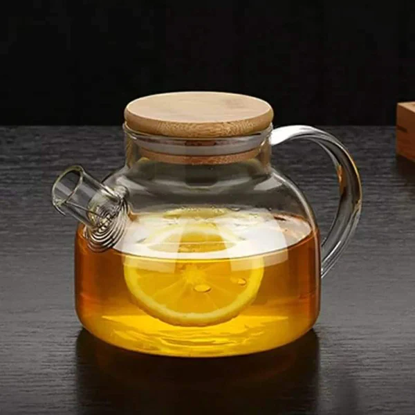 1.2L plain Heat Resistant Tea Pot - Image 2
