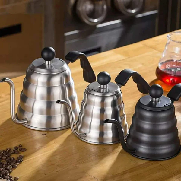 1.2L stainless steel coffee pot - Image 4