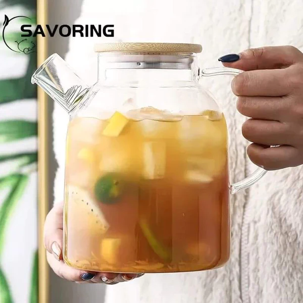 1.2Litres Borosilicate teapot - Image 4