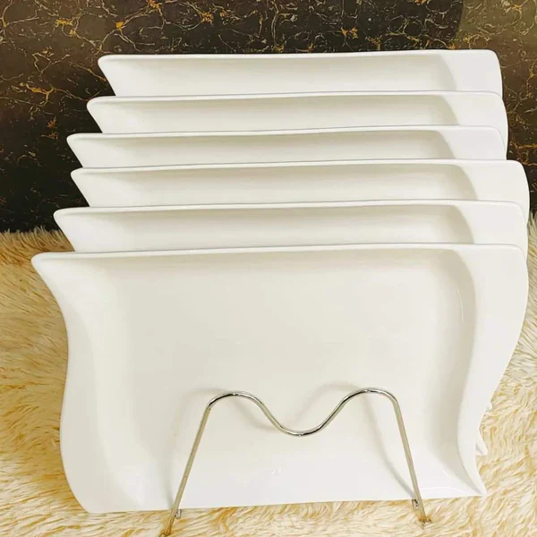 10 Inch Ceramic Dinner Plates - Image 2