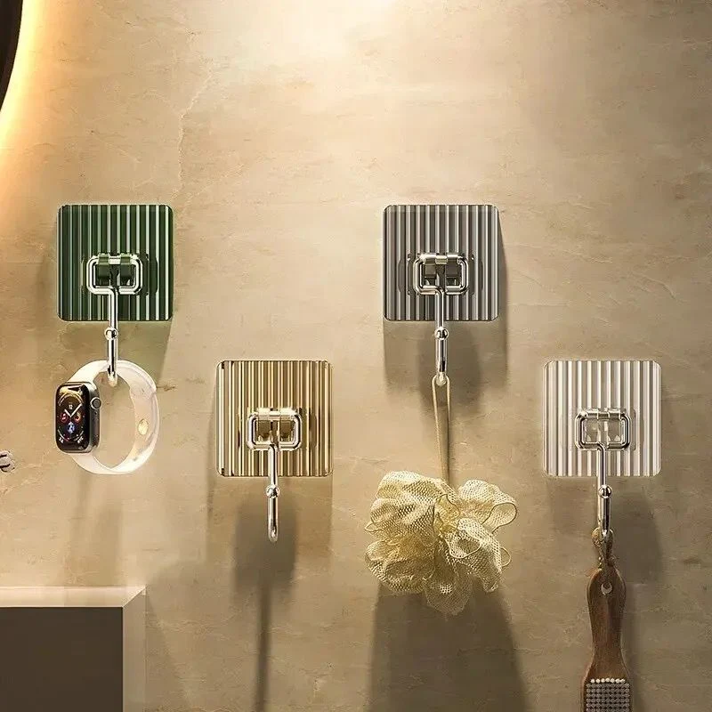 10 pc pack Acrylic Seamless Sticky Hook Wall Sticker Hooks - Image 5