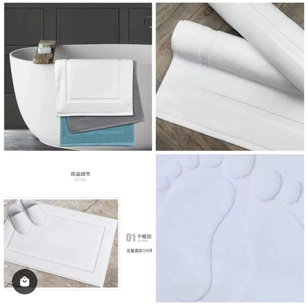 Cotton Bathroom Floor Mat For Home and Hotel - Image 2