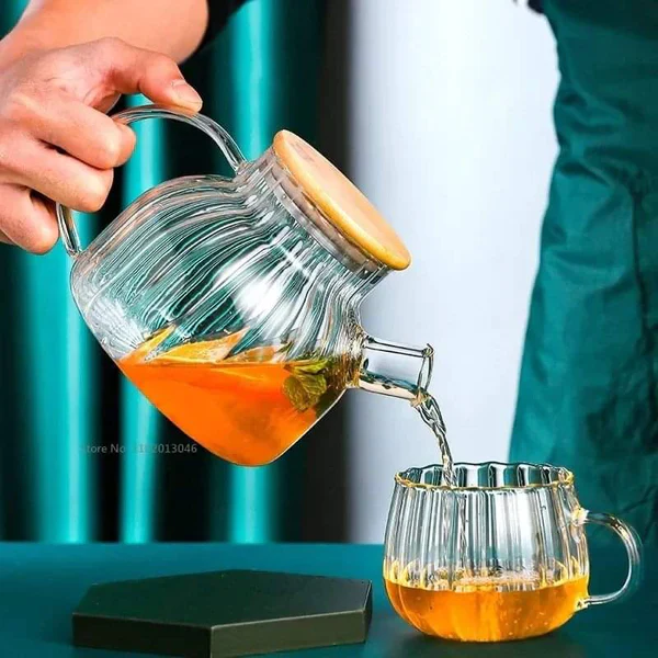 1000ml Borosilicate Tea Pot - Image 3