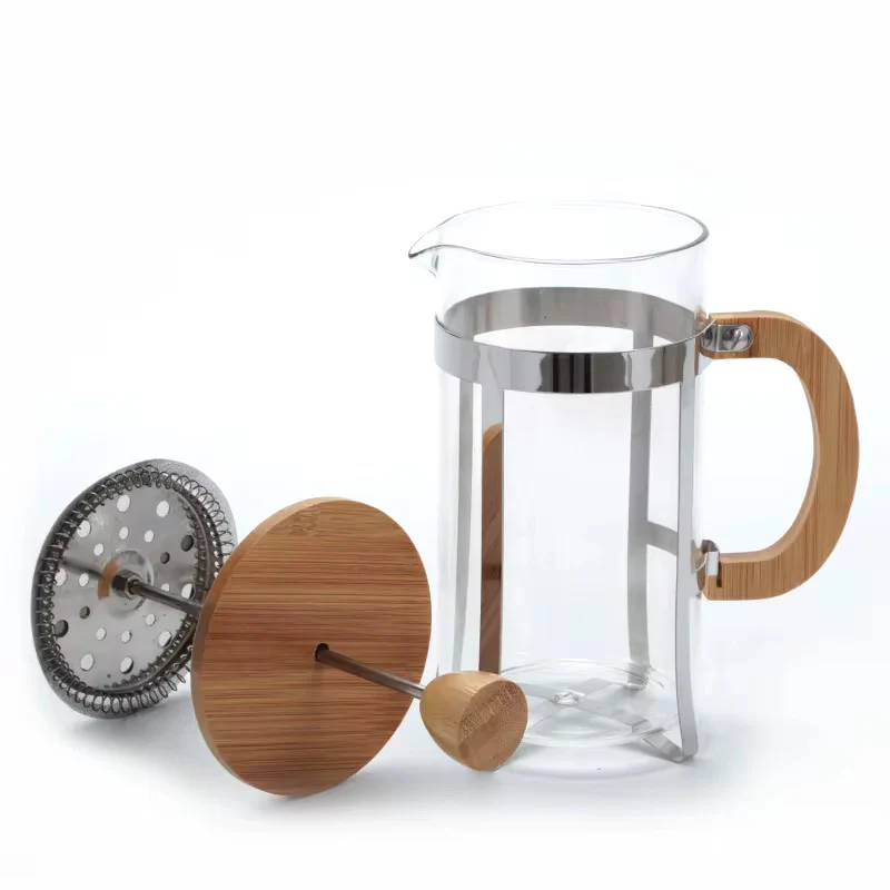 1000ml French press with heat-resistant borosilicate glass & stainless steel filter. Brew rich, smooth coffee at home, office or camp. Durable, eco-friendly. - Image 4