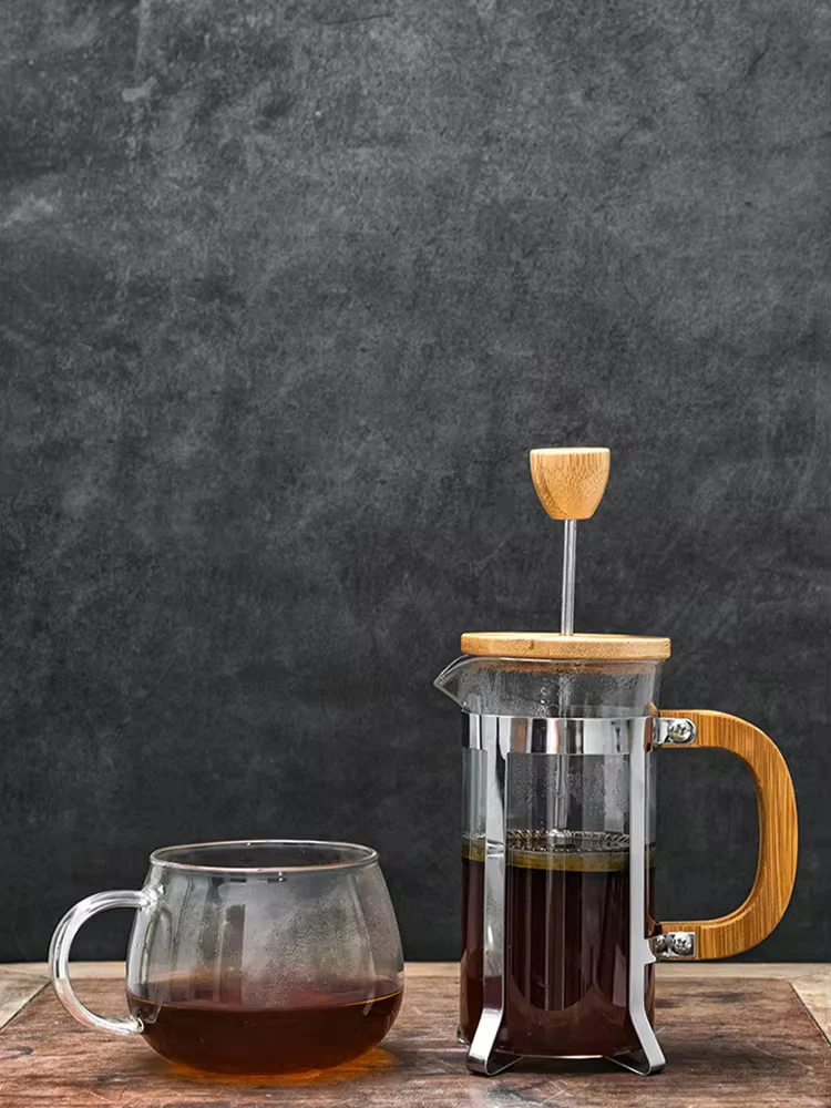 1000ml French press with heat-resistant borosilicate glass & stainless steel filter. Brew rich, smooth coffee at home, office or camp. Durable, eco-friendly. - Image 5