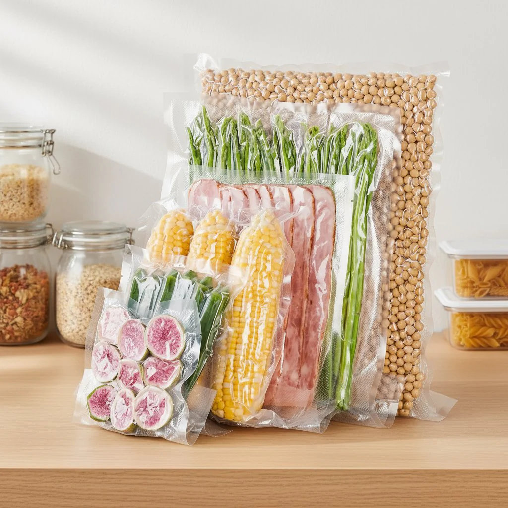 100pcs Precut Vacuum Sealer Bags, BPA Free Commercial Grade Textured Embossed Food Storage Bags, Thick Vacuum Seal Bags for Food Saver, Meal Prep & Freezer Storage Kenya - Image 4