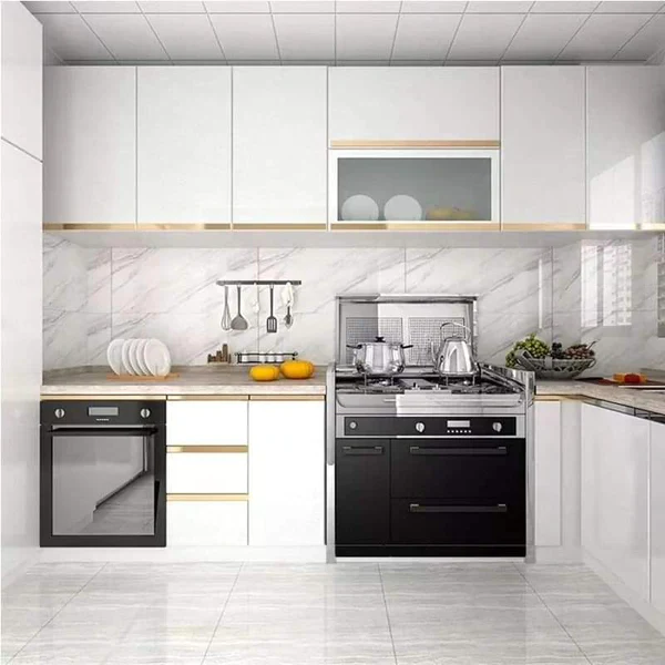 10M Self-adhesive plain white contact wallpaper - Image 2