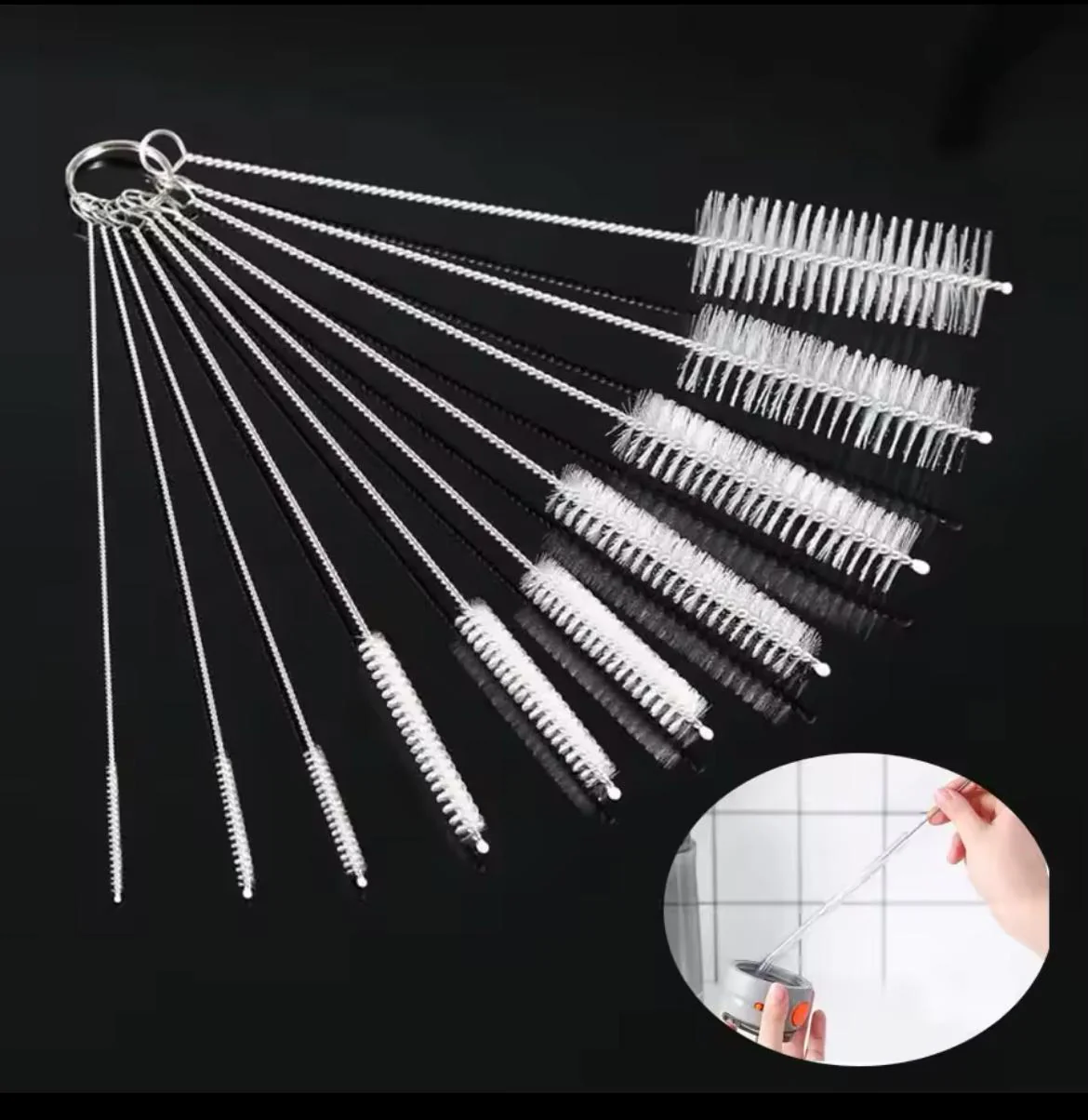 10Pcs Drinking Straw Cleaning Brush Set - Image 5