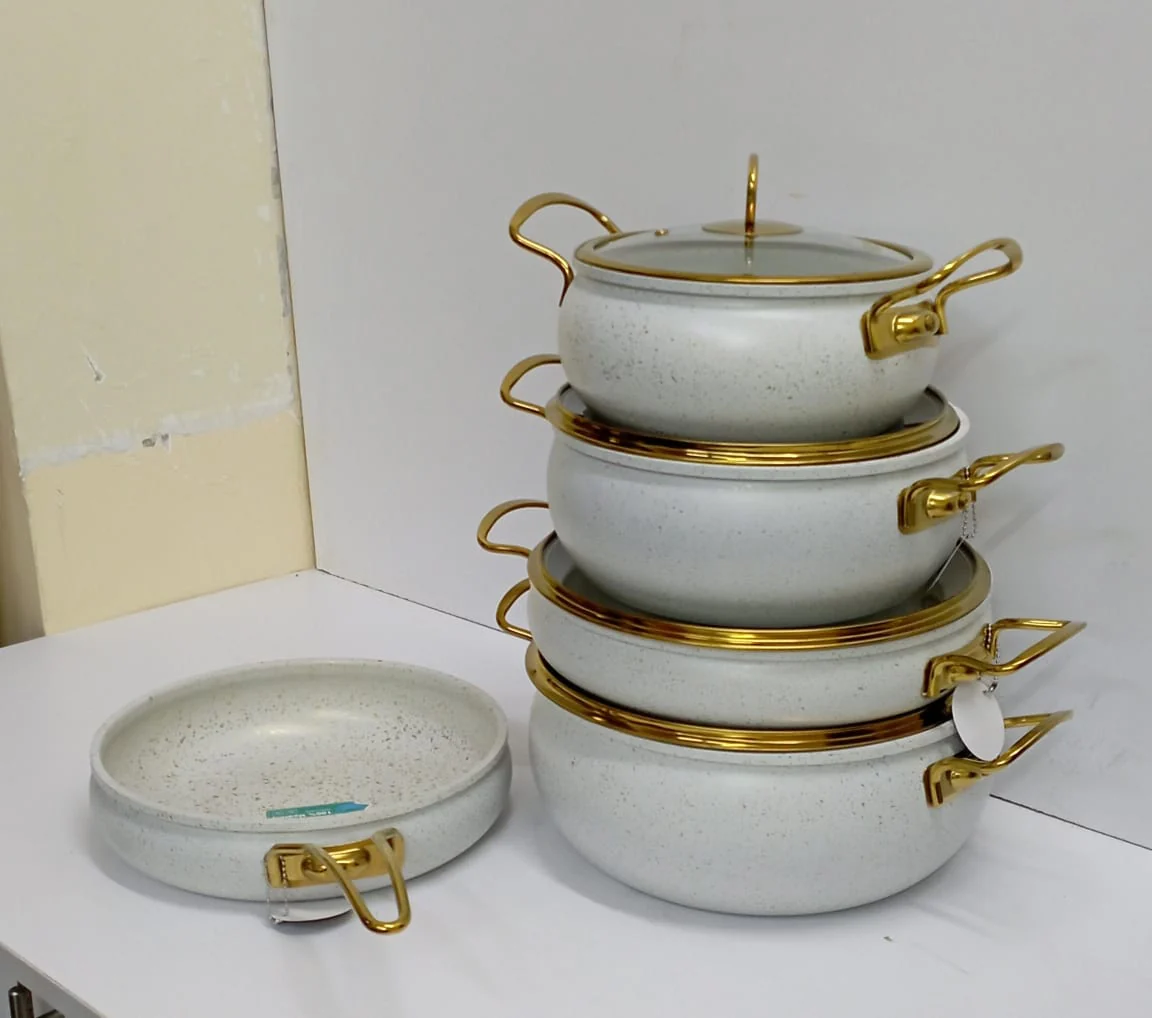 11 pcs Donnor Heavy Elegant Granite Cooking pots - Image 2