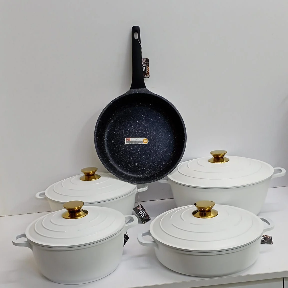 UccLife 11pcs Non-Stick Cookware Set | Pots & Pans Set - Image 5