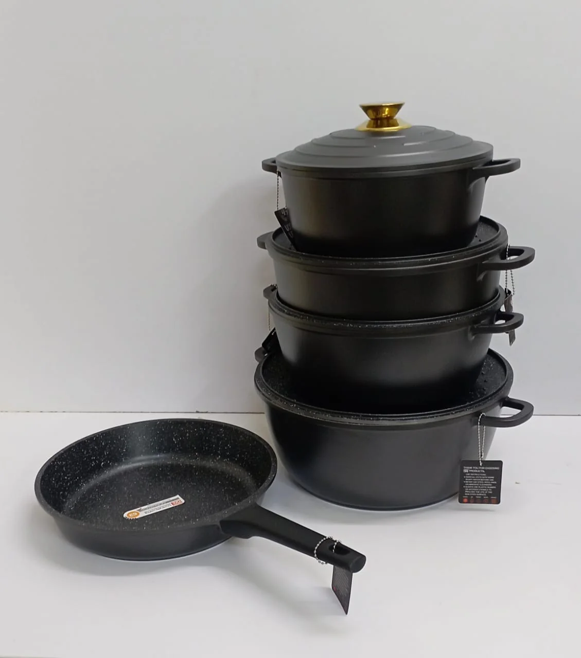 UccLife 11pcs Non-Stick Cookware Set | Pots & Pans Set - Image 7
