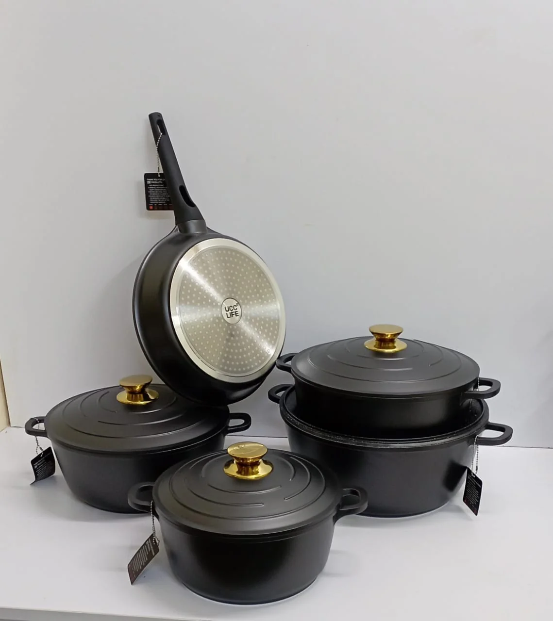 UccLife 11pcs Non-Stick Cookware Set | Pots & Pans Set - Image 8