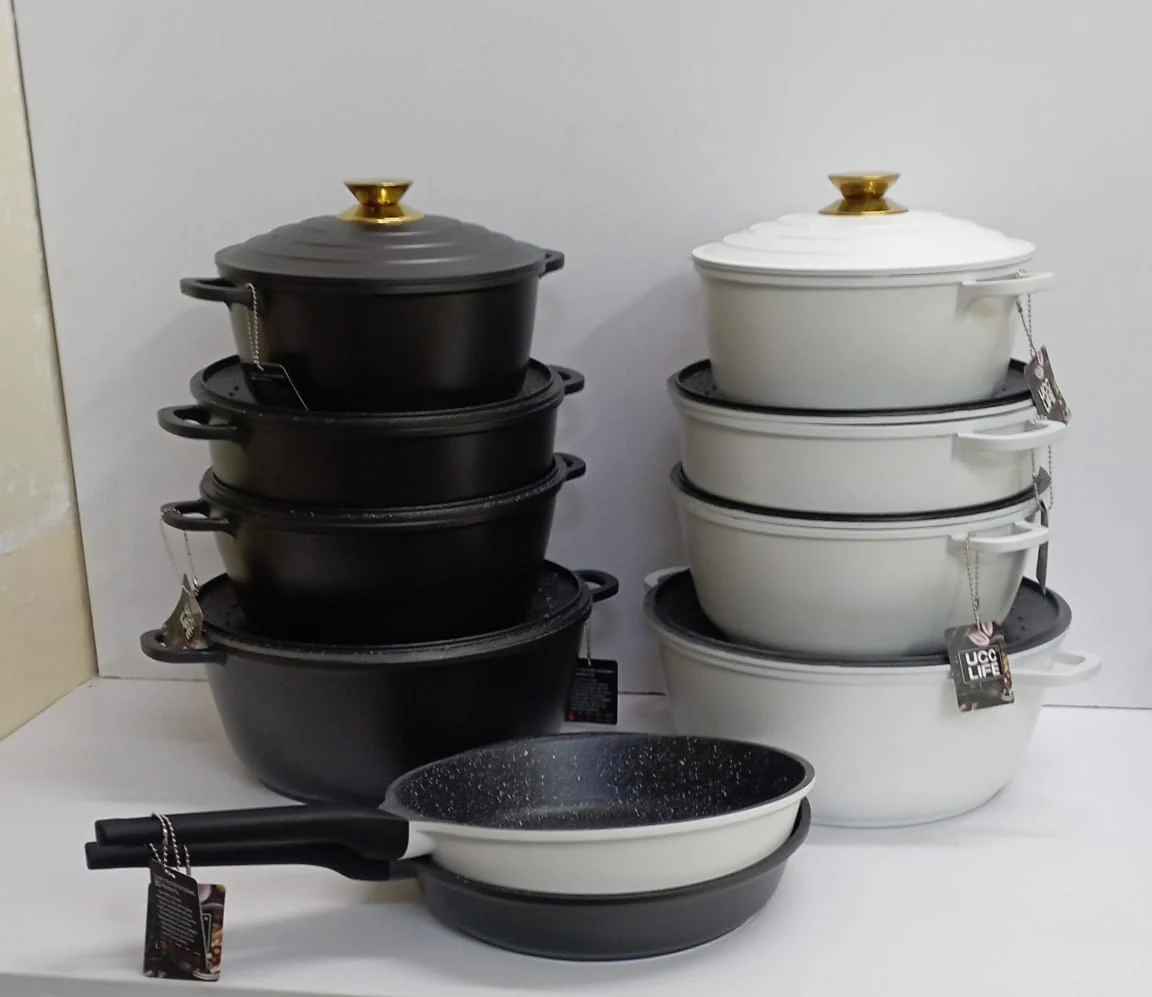 UccLife 11pcs Non-Stick Cookware Set | Pots & Pans Set - Image 9