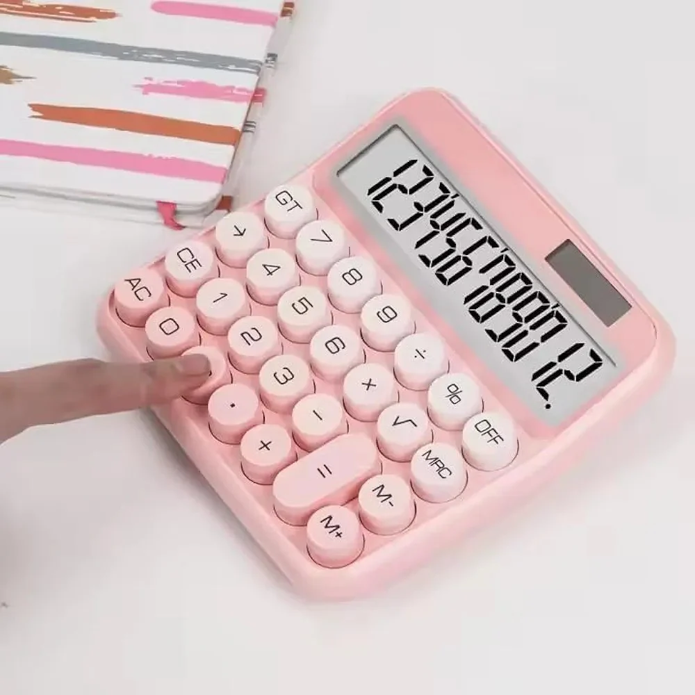 12 Digit Solar Energy Calculator with – Stylish Work Desktop Calculator for Home, school, Office, desktop - Image 4