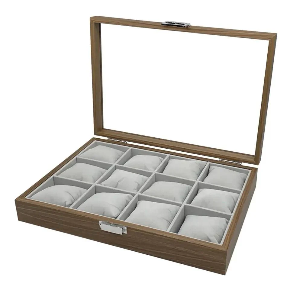 12pc Wooden Watch  Organizer - Image 3