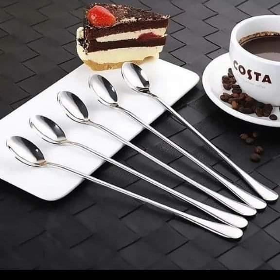 Long Honey Tea Spoons 6pcs - Image 4