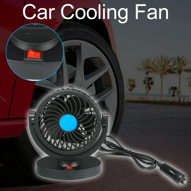 12V DC Electric Car Single Head Fan - Image 6