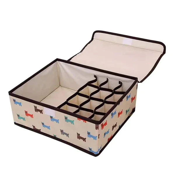 13 Grid Socks Bra Panty Underwear Storage Organizer Box - Image 3