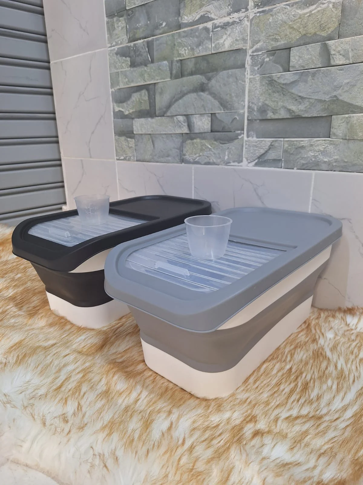 14 litres Collapsible Cereals Rice Storage Container - Image 4