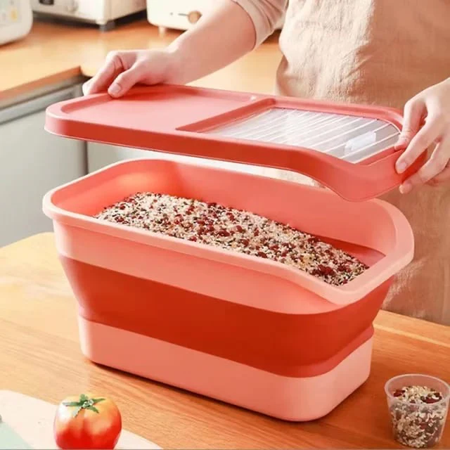 14 litres Collapsible Cereals Rice Storage Container - Image 5