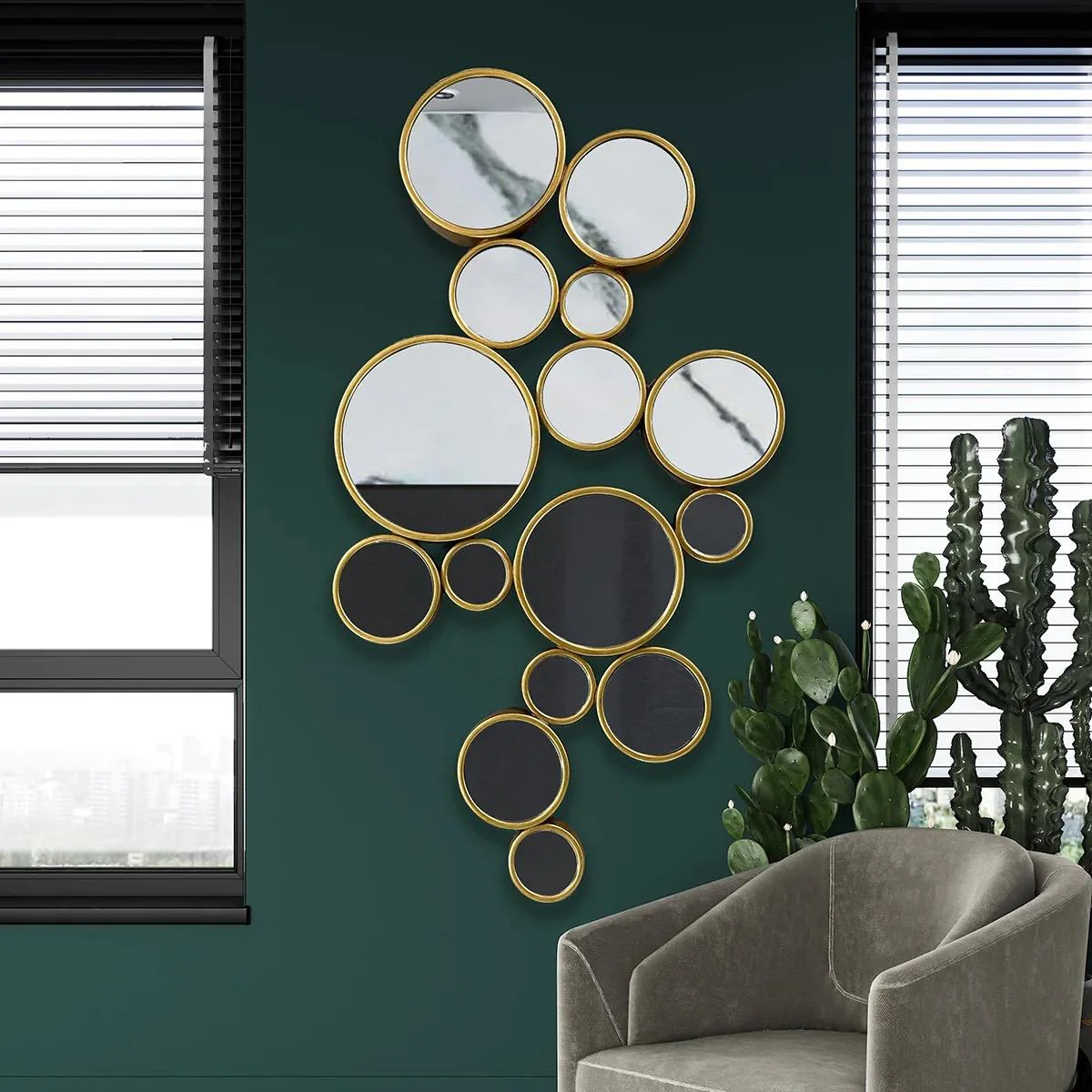 15 circles mirror - Image 5