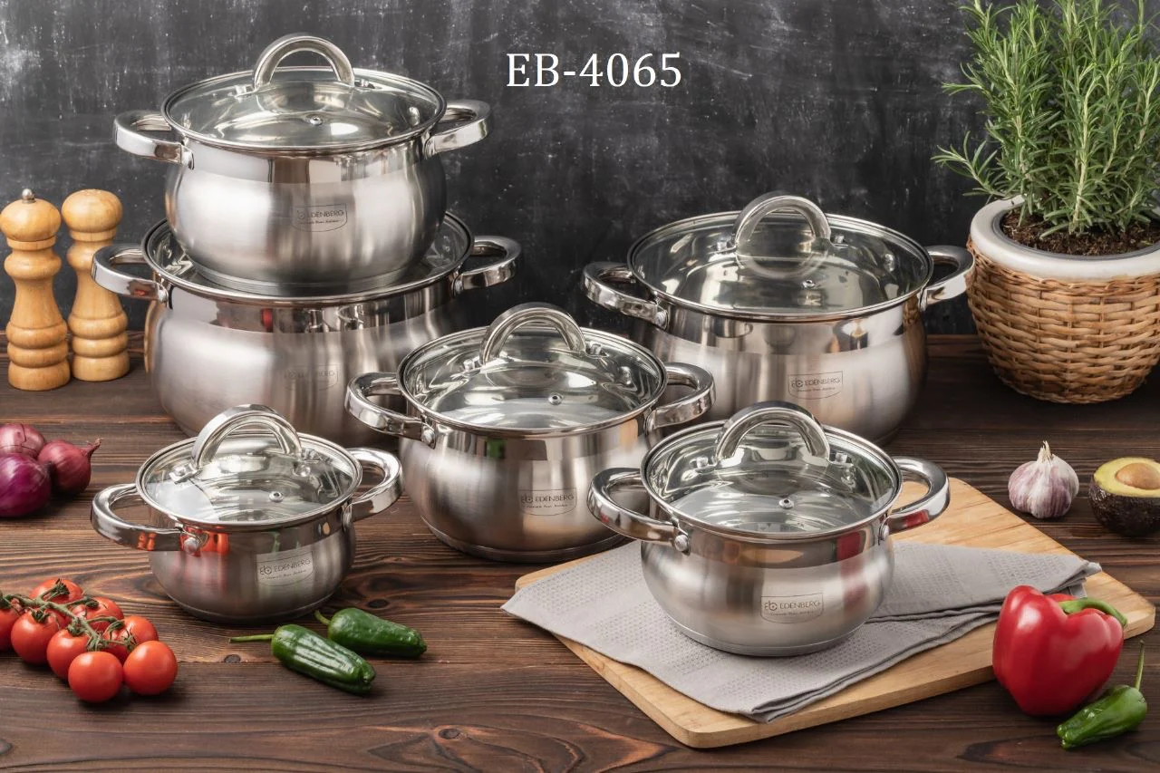 Edenberg 15-Piece Nonstick Cookware Set with Kitchen Tools - Complete Pots and Pans Set Kenya - Image 4