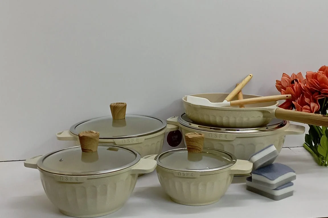 15PCS GRANITE COATING KITCHEN COOKWARE SET - Image 2