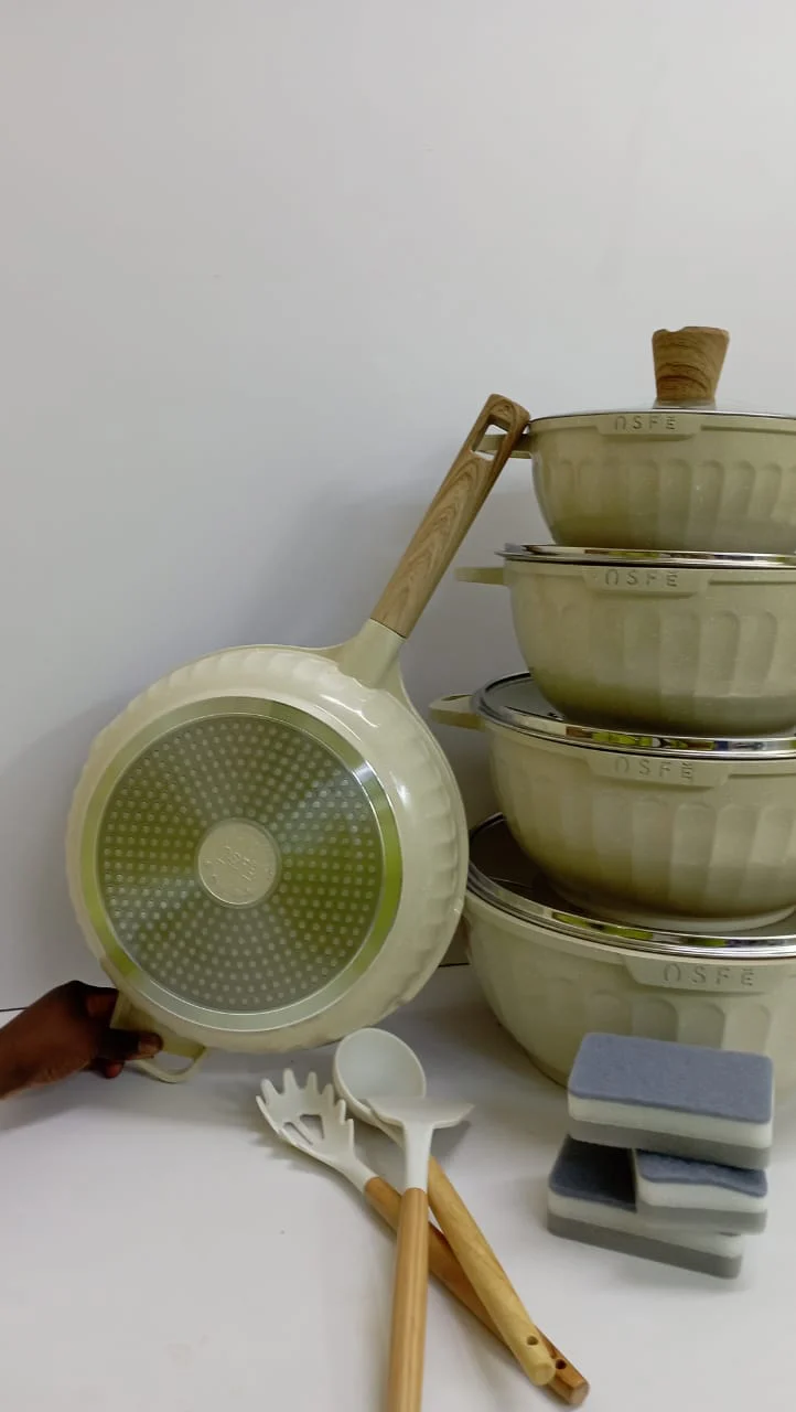 15PCS GRANITE COATING KITCHEN COOKWARE SET - Image 6