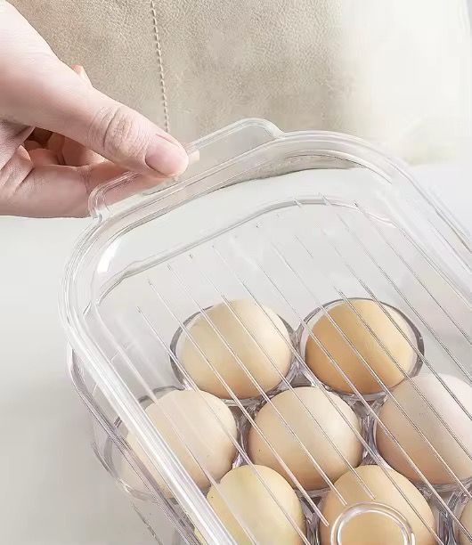 16 Grid Egg Holder with handle & Lid - Image 4