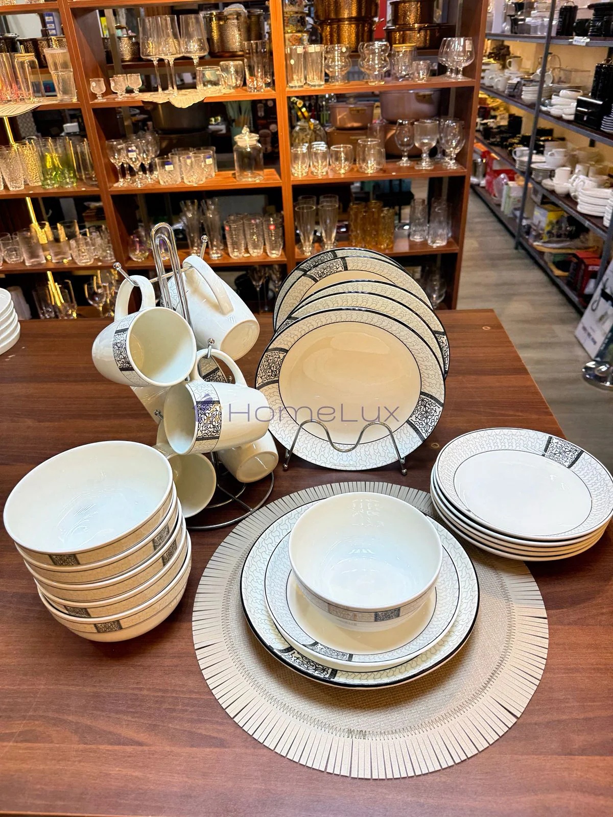 16-Piece Elegant Ceramic Dinner Set | Plates, Bowls & Cups Dining Set for 4 - Image 10