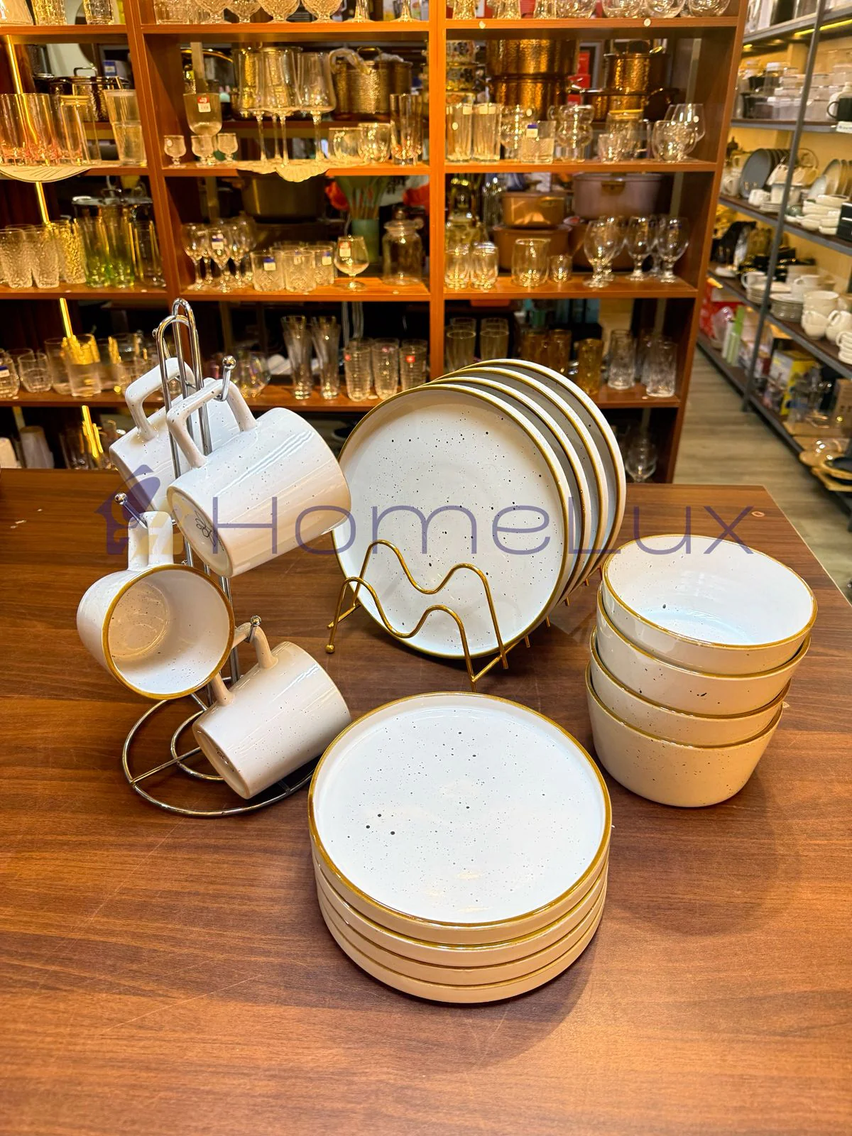 16-Piece Elegant Ceramic Dinner Set | Plates, Bowls & Cups Dining Set for 4 - Image 14