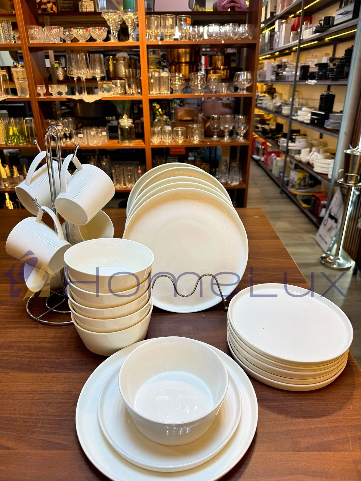 16-Piece Elegant Ceramic Dinner Set | Plates, Bowls & Cups Dining Set for 4 - Image 15
