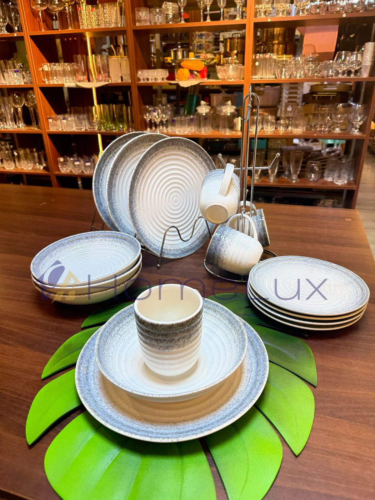 16pcs / 24pcs Ceramic Dinner Set – Plates, Bowls & Cups - Image 2