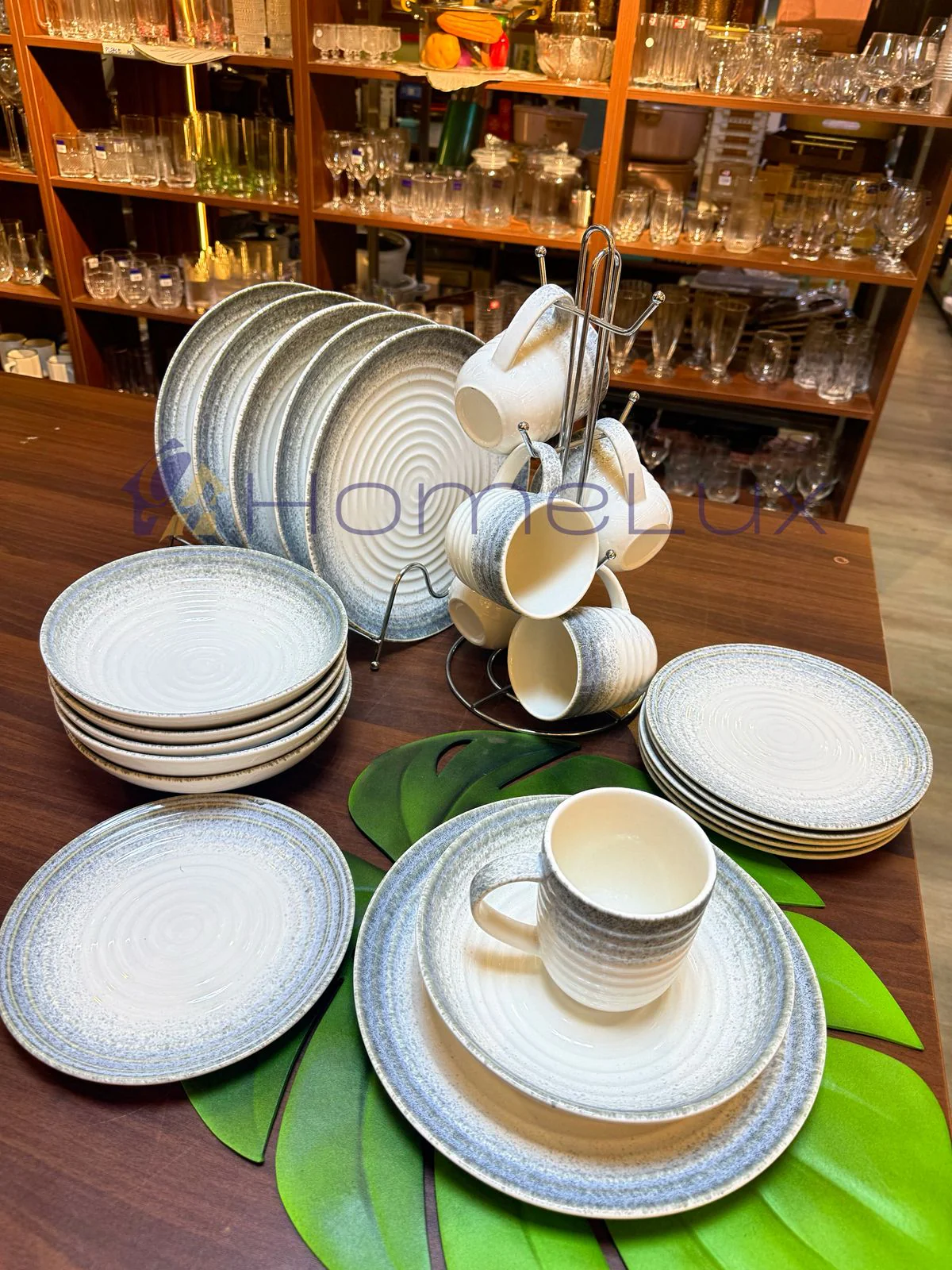 16pcs / 24pcs Ceramic Dinner Set – Plates, Bowls & Cups - Image 4