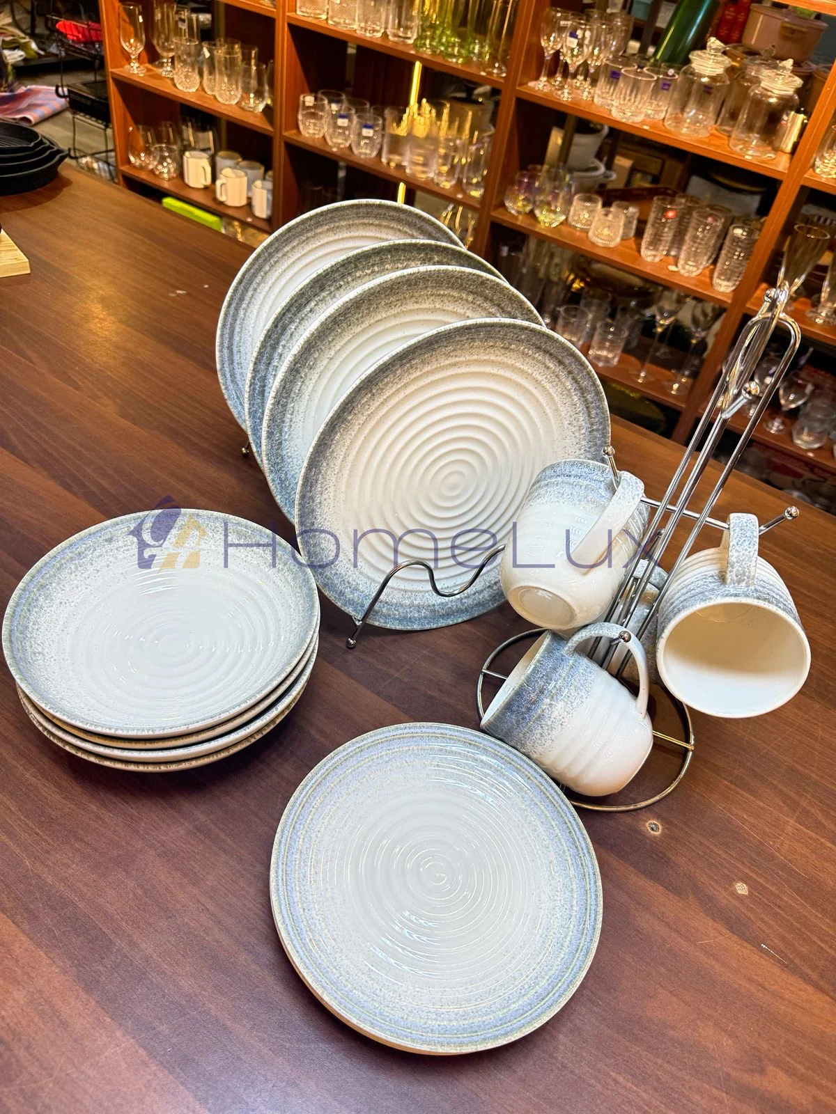 16pcs / 24pcs Ceramic Dinner Set – Plates, Bowls & Cups - Image 5