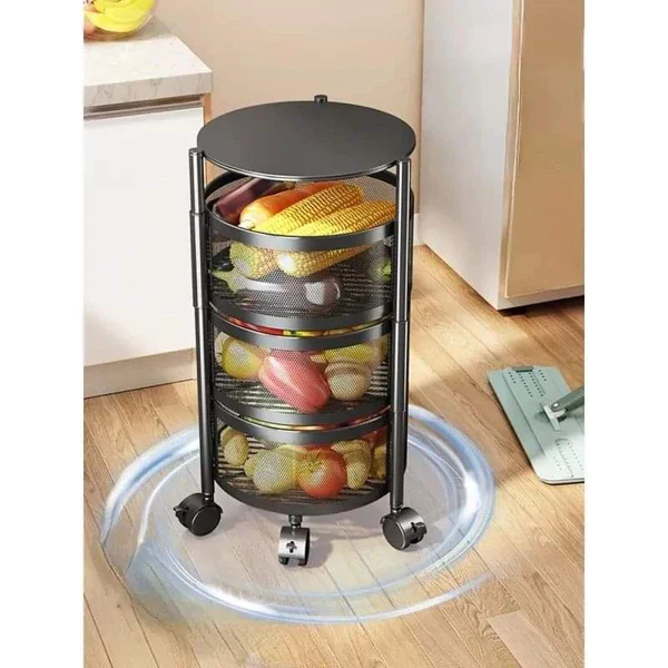 180⁰ Rotating Multifunctional Storage Rack - Image 2