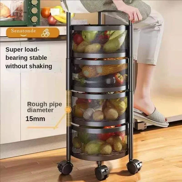 180⁰ Rotating Multifunctional Storage Rack - Image 3