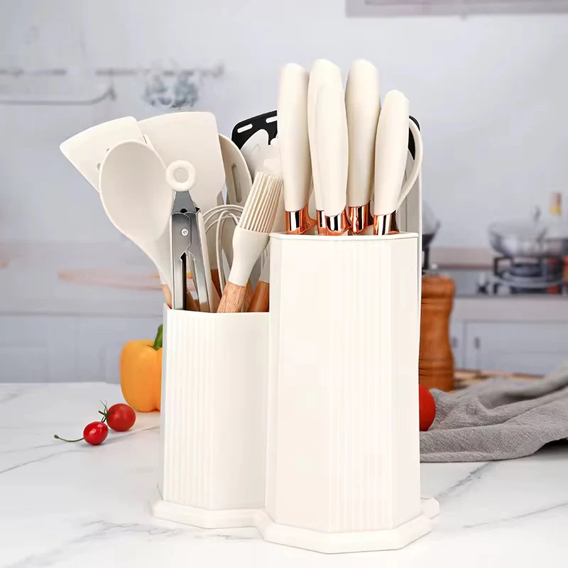 19pcs Cutlery Set with Silicone Spoon Set | Complete Kitchen Utensil Set in Kenya - Image 4