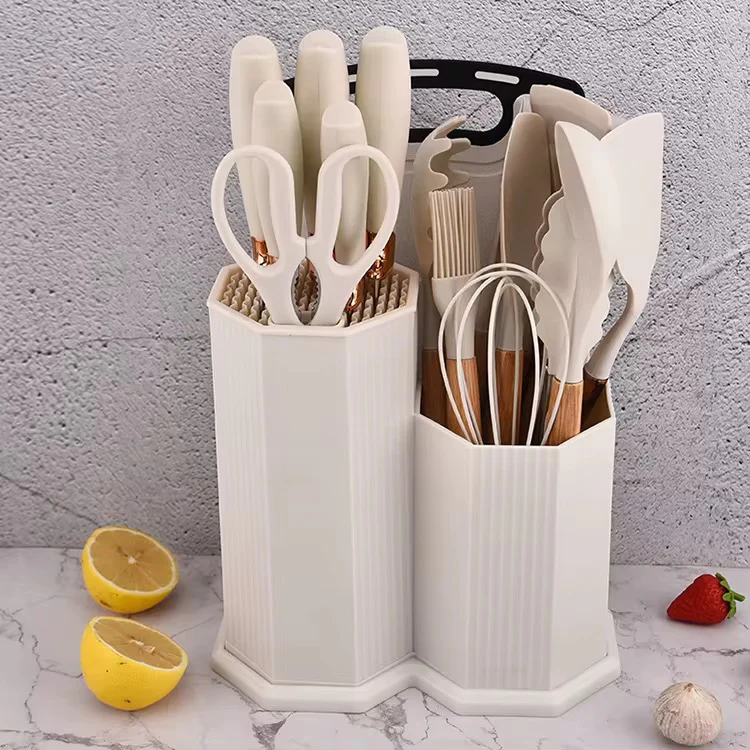 19pcs Cutlery Set with Silicone Spoon Set | Complete Kitchen Utensil Set in Kenya - Image 5