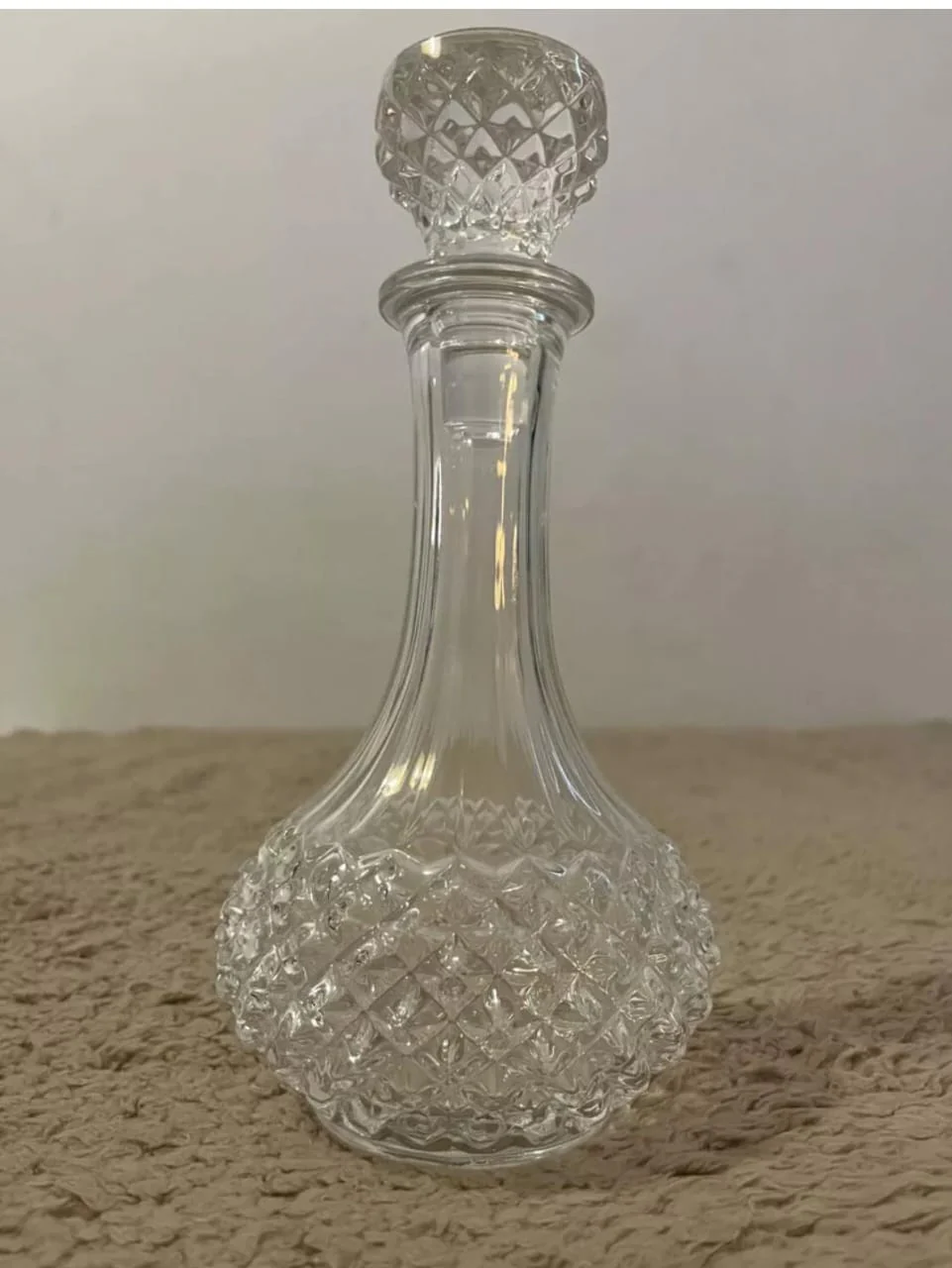 1L Thick glass whisky bottle  with air tight Tot cork - Image 8