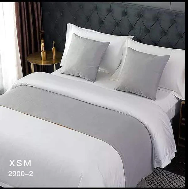 Bed runners+ 2pcs matching Pillow cases - Image 2