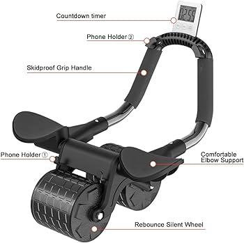 2 elbow pad automatic rebound healthy abdominal wheel - Image 2