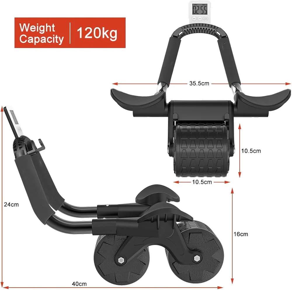 2 elbow pad automatic rebound healthy abdominal wheel - Image 3