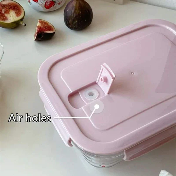 2 Grid Microwave Safe Glass Lunch Box - Image 5