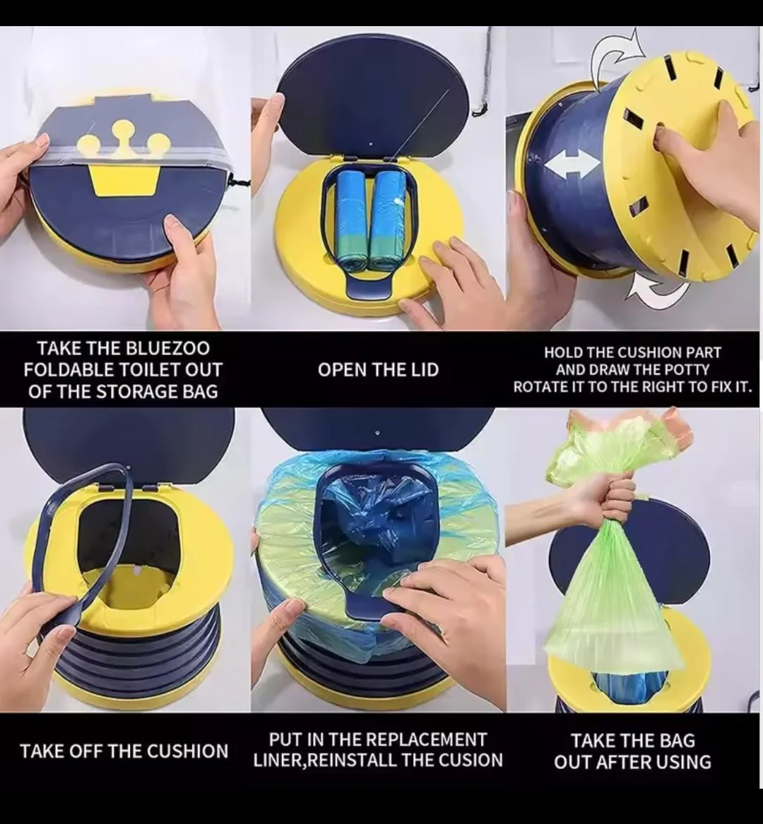 2-in-1 Children's Folding Toilet - Image 4