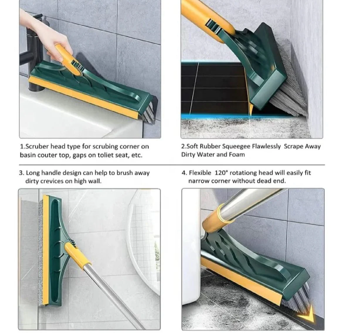 2-in-1 Floor scrubbing Brush - Image 2