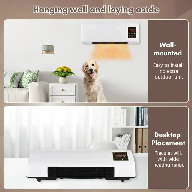 2 in 1 Hot and Cold Mobile Air Conditioner Remote Control 1800W - Image 4