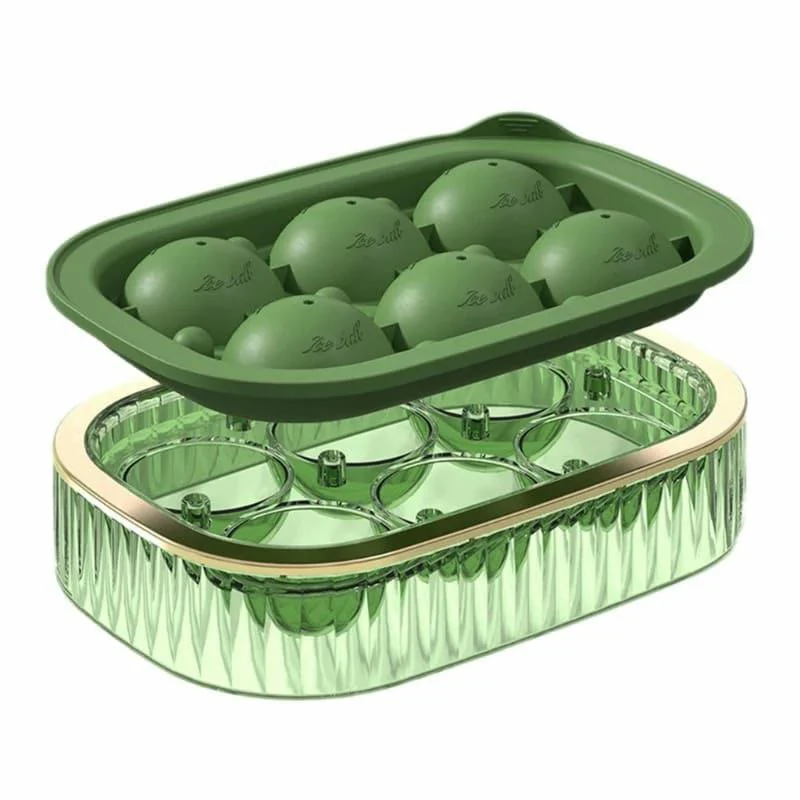 2 in 1 ice cube maker with tray and ball maker - Image 3