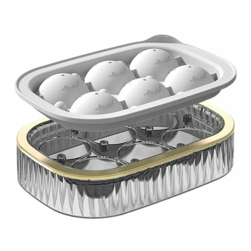 2 in 1 ice cube maker with tray and ball maker - Image 4