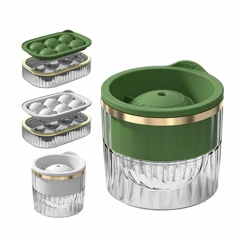 2 in 1 ice cube maker with tray and ball maker - Image 5